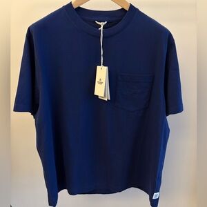 Reigning Champ Navy Blue Short Sleeve Tee